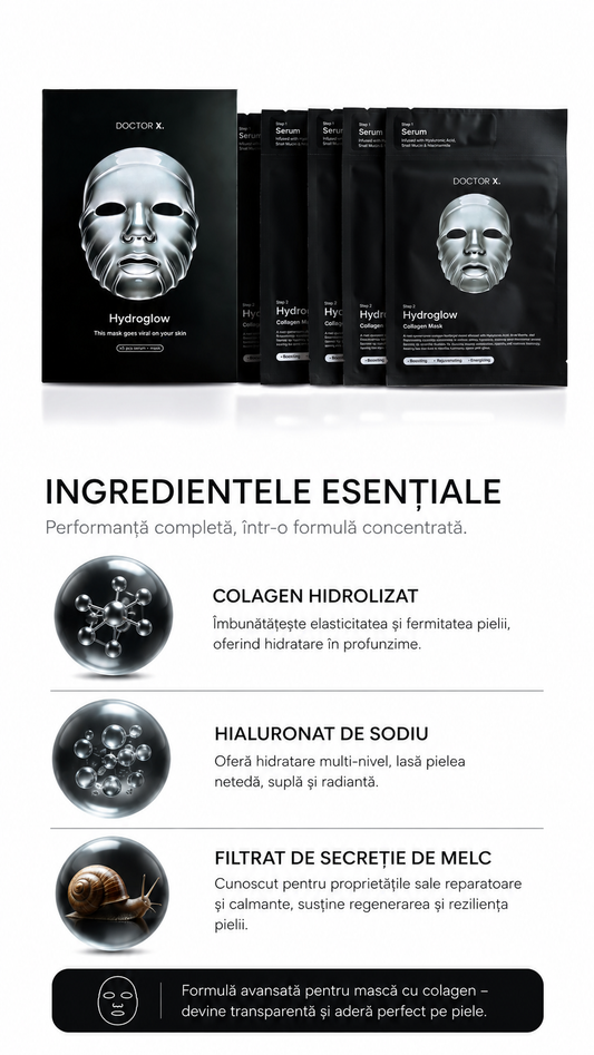 Doctor X HydroGlow Serum + Collagen Hydrogel Mask