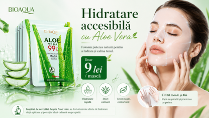 Masca facială cu Aloe Vera