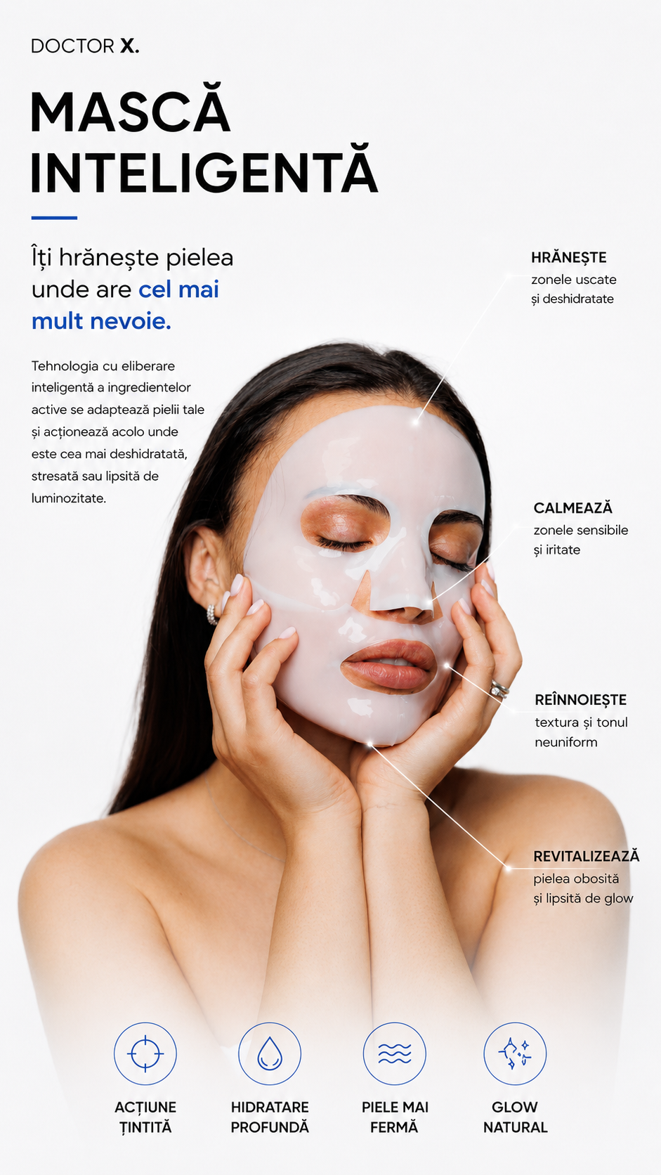 Doctor X HydroGlow Serum + Collagen Hydrogel Mask