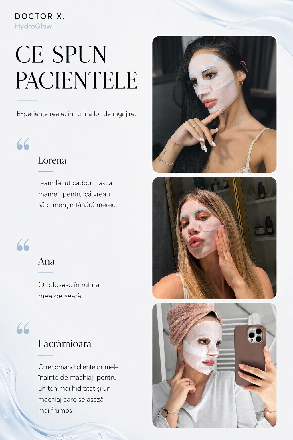 Doctor X HydroGlow Serum + Collagen Hydrogel Mask