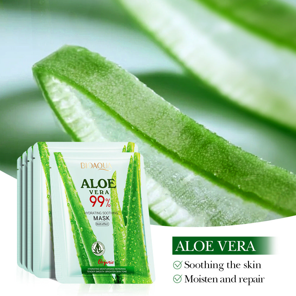 Masca facială cu Aloe Vera